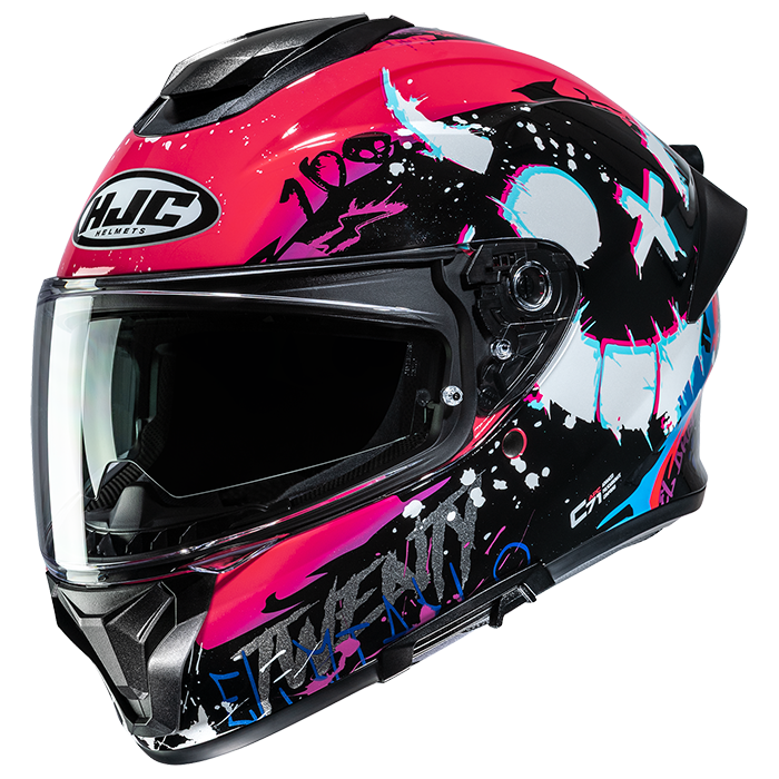 HJC C71 FQ20 MC8 Pink FREE UK Delivery, FREE 365 Day Returns | Moto Central