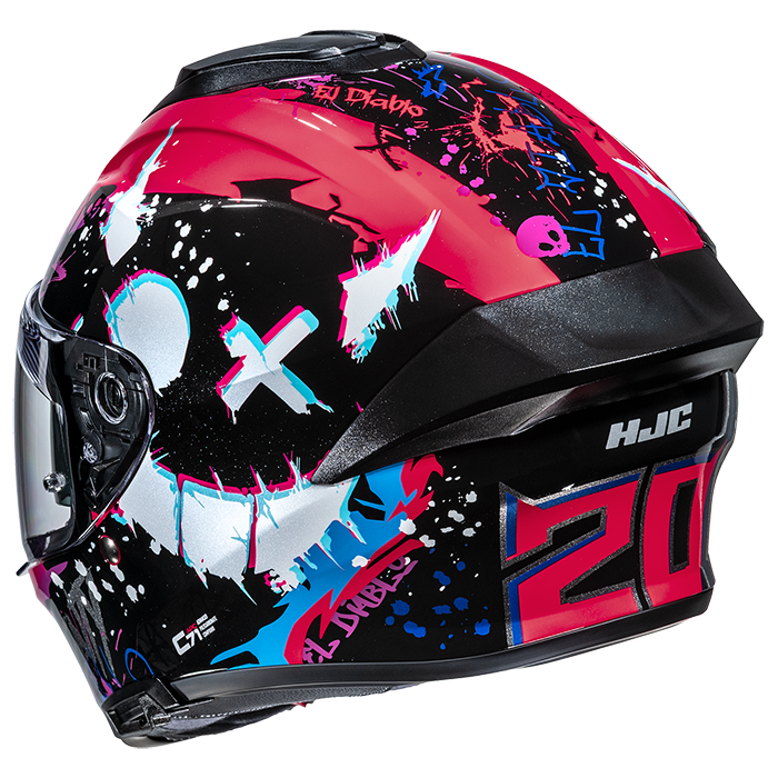 HJC C71 FQ20 MC8 Pink FREE UK Delivery, FREE 365 Day Returns | Moto Central