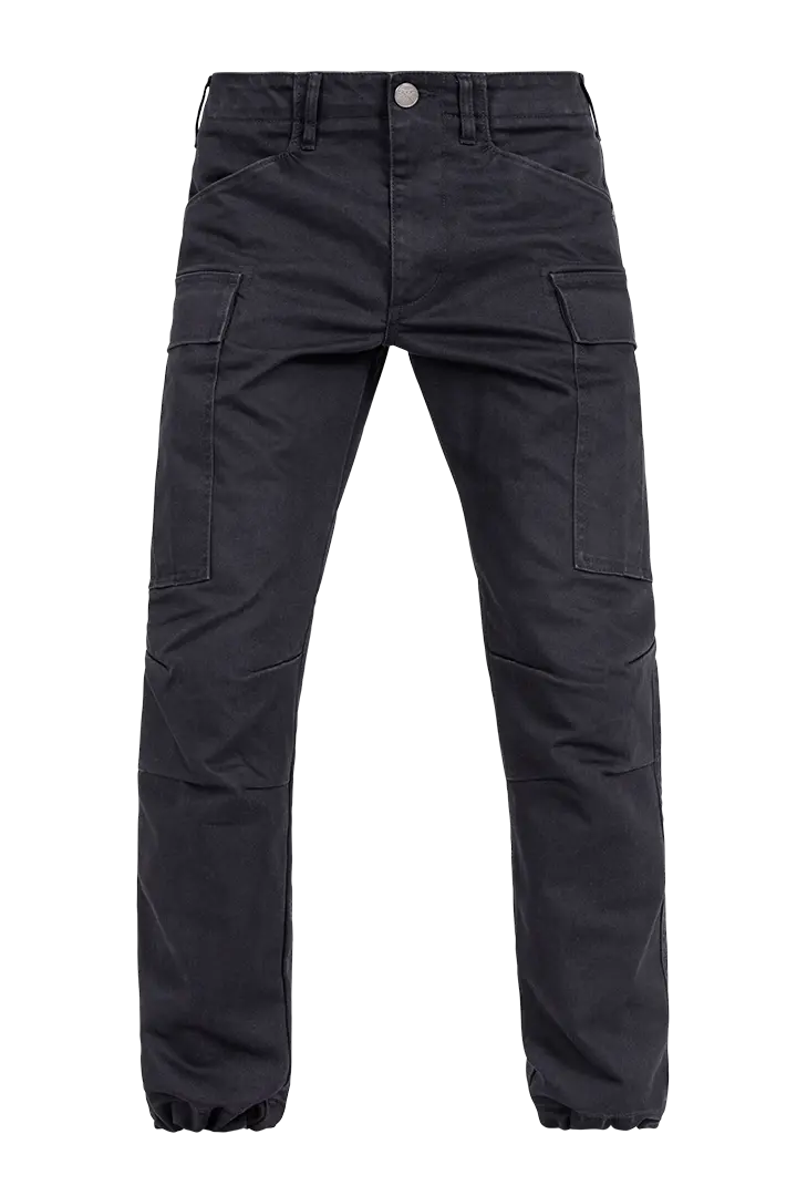 John Doe Regular Protective Cargo Trouser Mono Black / Black - FREE UK Shipping, FREE 365 Day Returns | Moto Central