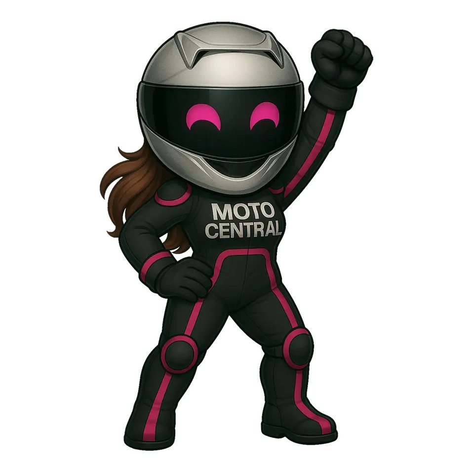 Moto Central Female Mascot V2 Sticker FREE UK Delivery, FREE 365 Day Returns | Moto Central