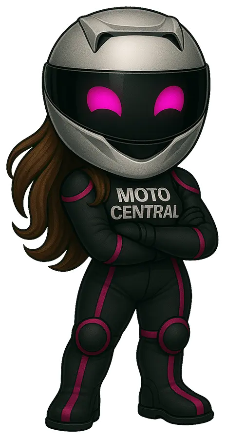 Moto Central Female Mascot V3 Sticker FREE UK Delivery, FREE 365 Day Returns | Moto Central