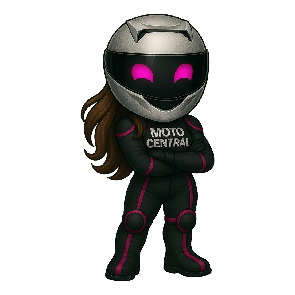 Moto Central Female Mascot V3 Sticker FREE UK Delivery, FREE 365 Day Returns | Moto Central