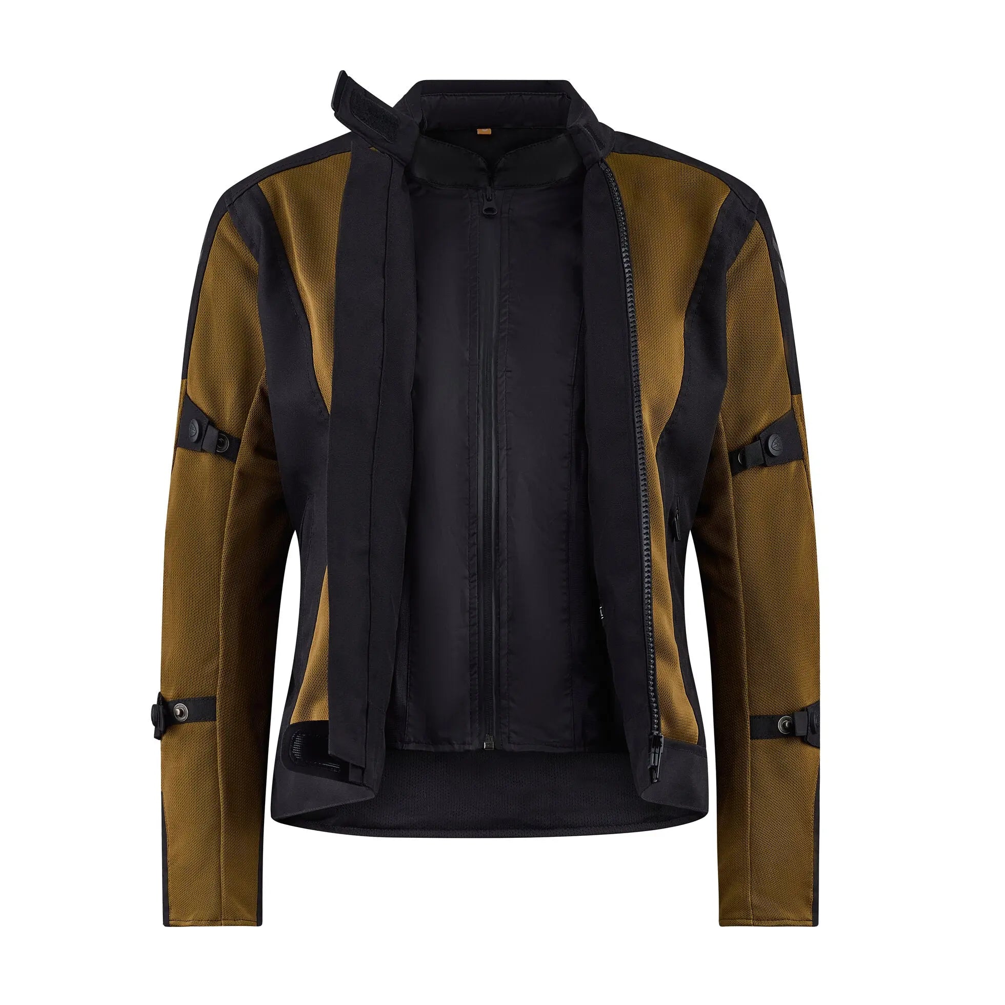 MotoGirl Bonnie Ladies Summer Mesh Jacket Black / Gold FREE UK Delivery, FREE 365 Day Returns | Moto Central