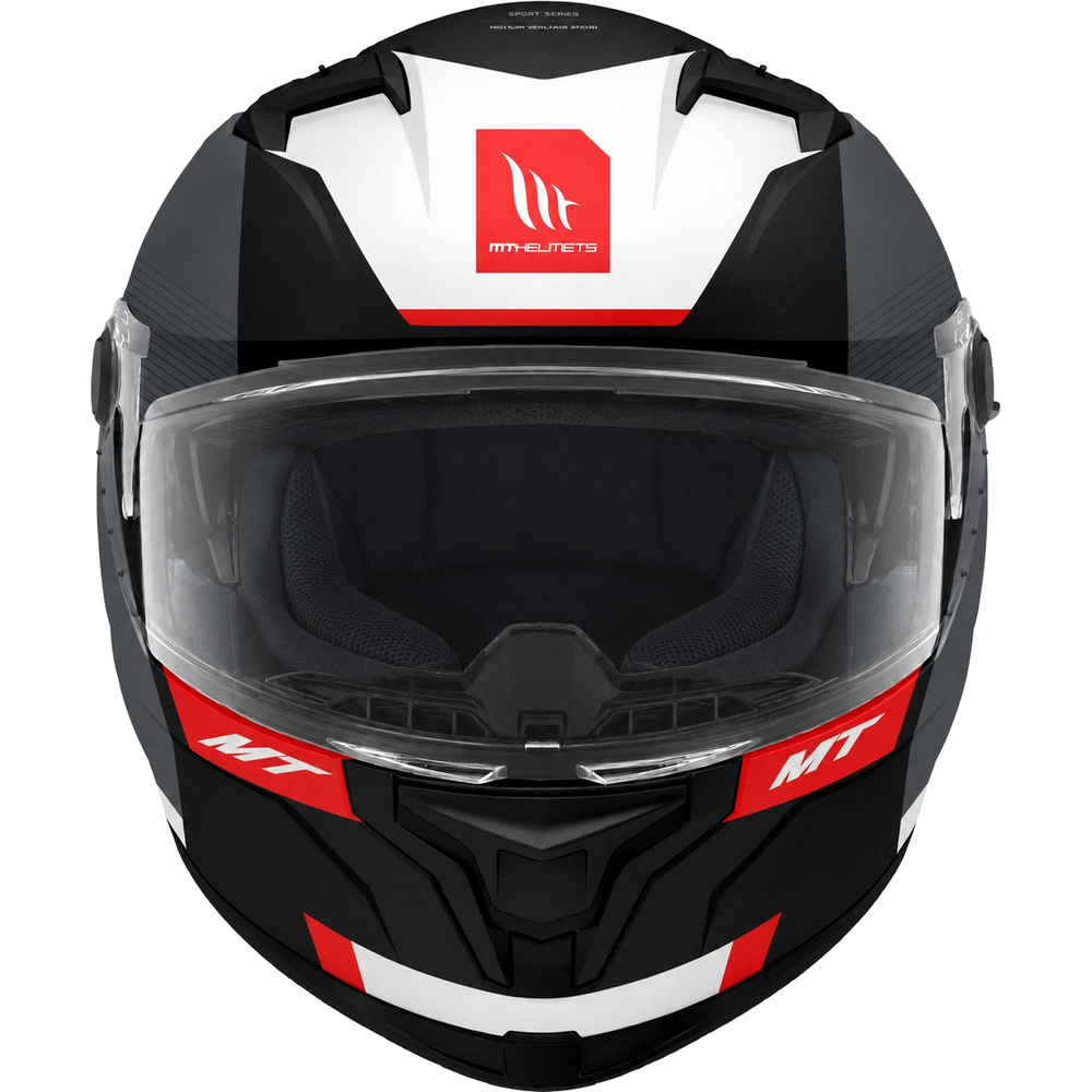 MT Helmets Braker SV Chento B0 Matt Black / White