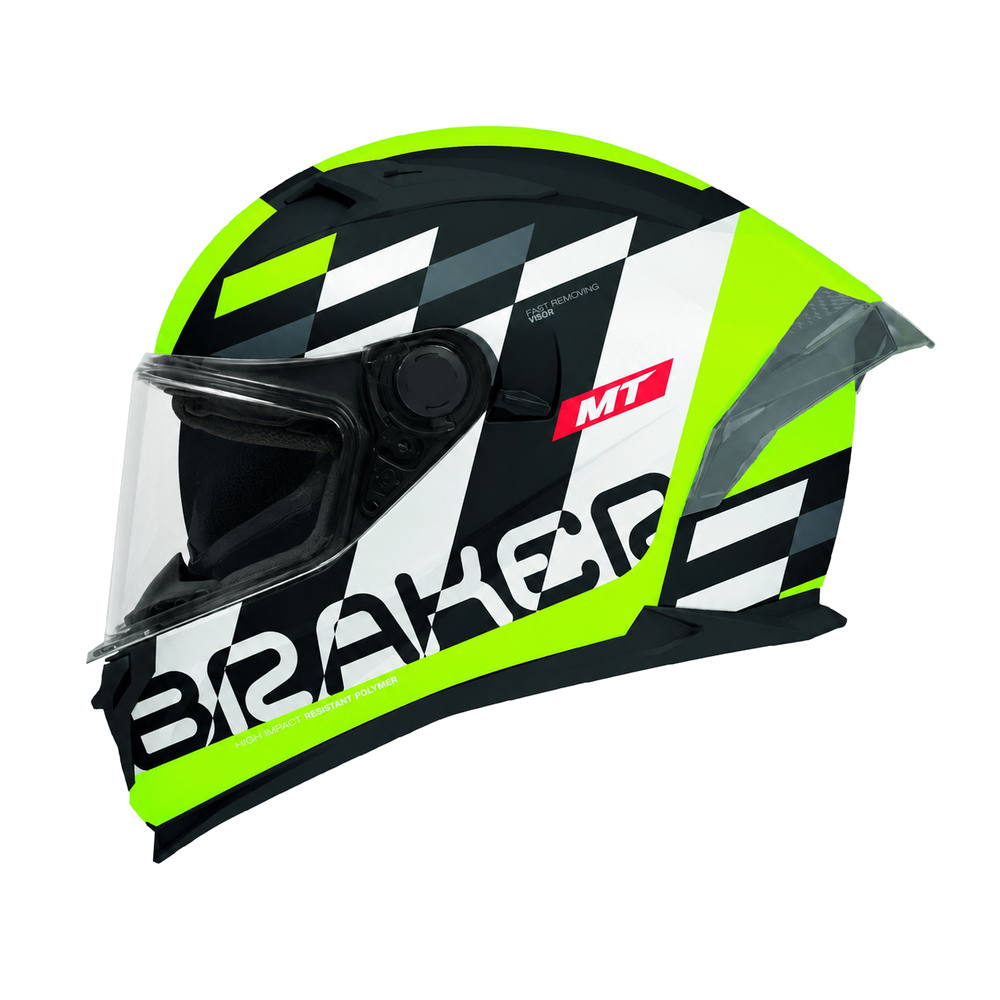MT Helmets Braker SV Foster B3 Matt Fluorescent