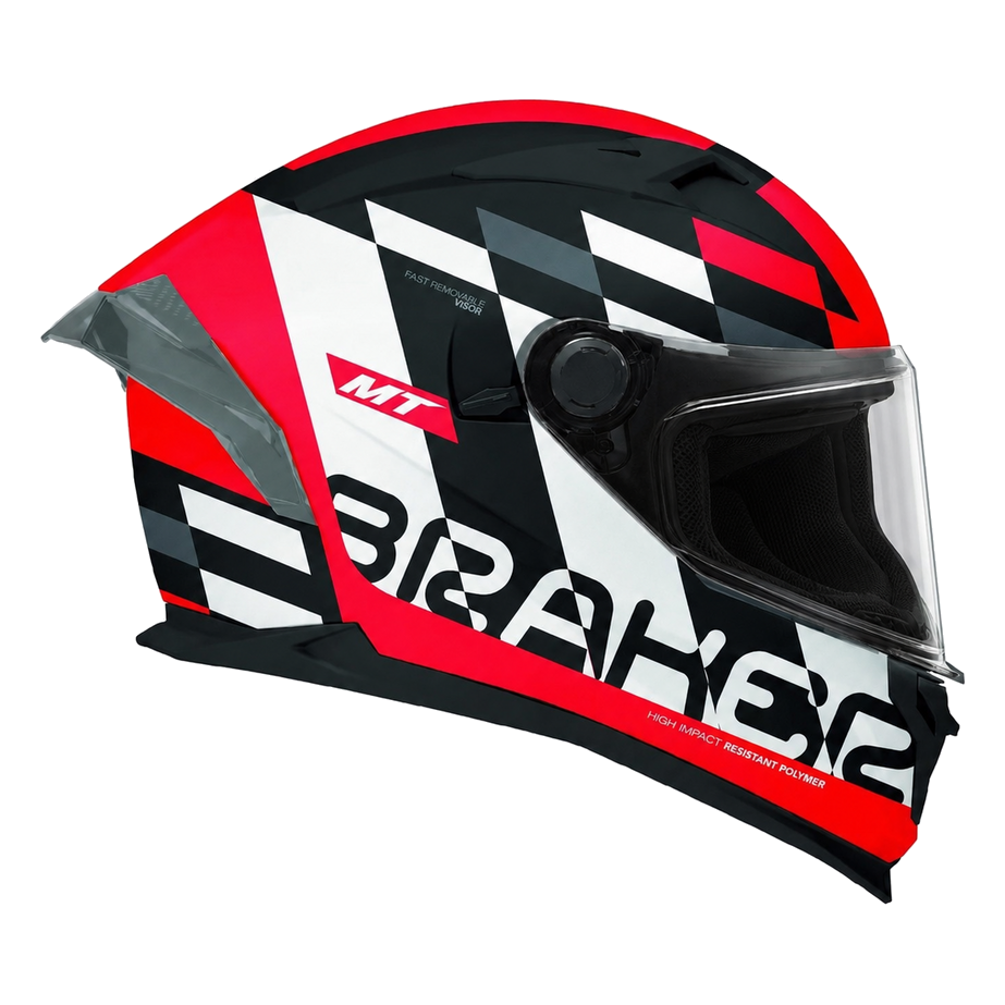 MT Helmets Braker SV Foster B5 Matt Red