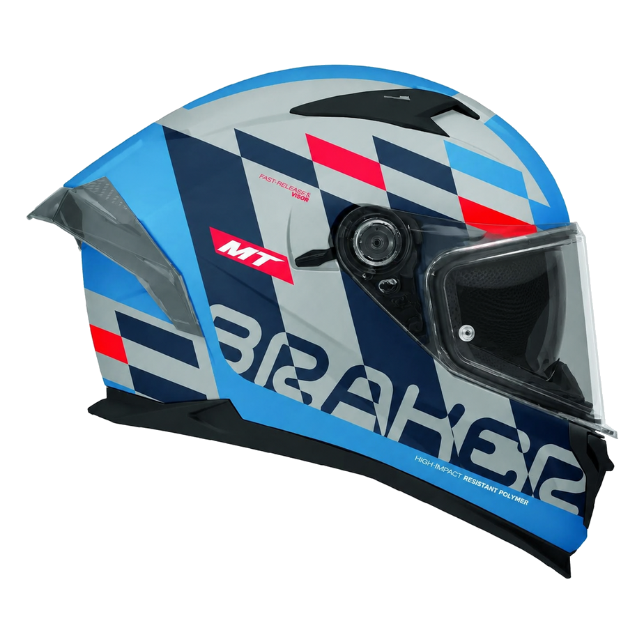 MT Helmets Braker SV Foster C7 Matt Blue
