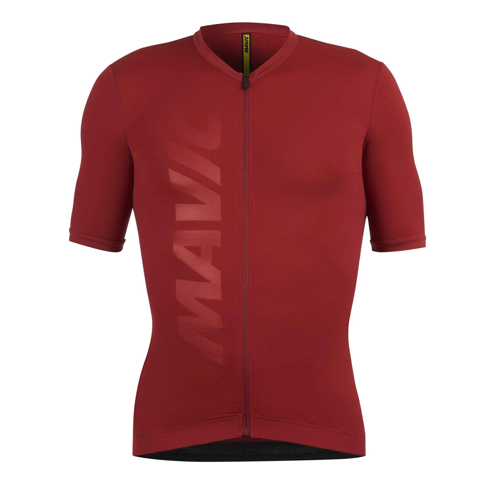 Mavic Aksium Short Sleeves Jersey Burgundy - FREE UK Shipping, FREE 365 Day Returns | Moto Central