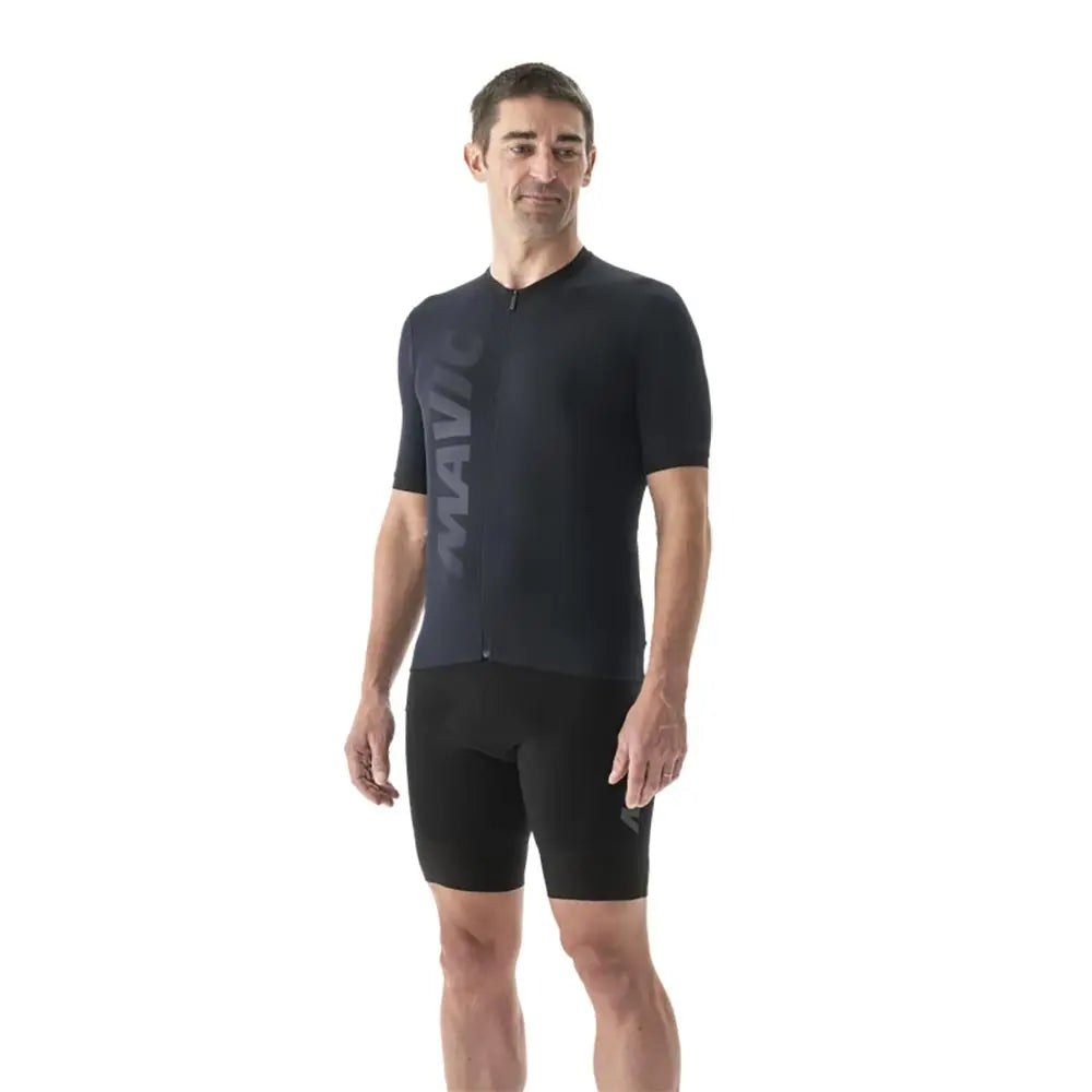 Mavic Aksium Short Sleeves Jersey Black - FREE UK Shipping, FREE 365 Day Returns | Moto Central