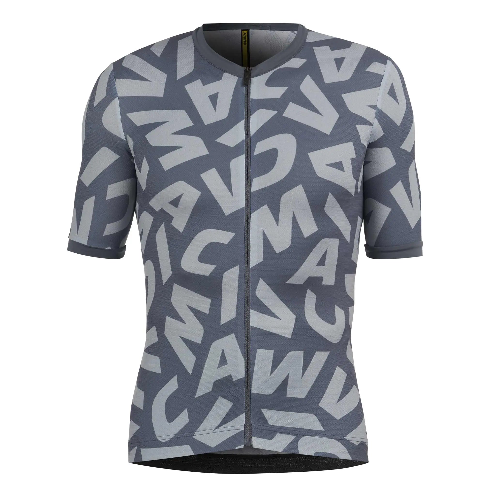 Mavic Aksium Graphic Short Sleeves Jersey Orion Blue - FREE UK Shipping, FREE 365 Day Returns | Moto Central
