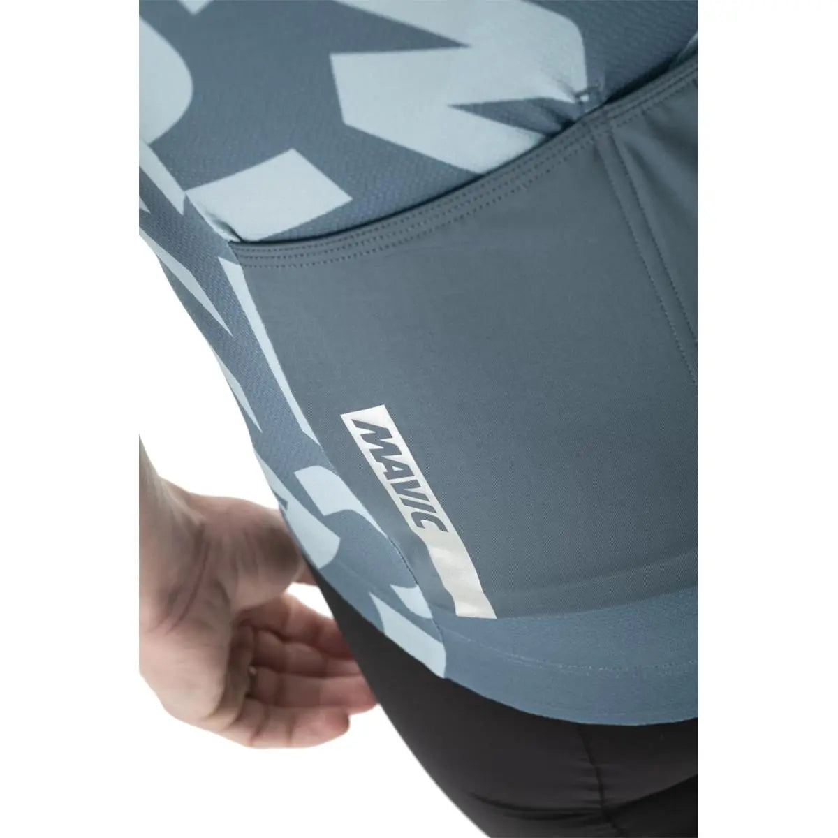 Mavic Aksium Graphic Short Sleeves Jersey Orion Blue - FREE UK Shipping, FREE 365 Day Returns | Moto Central