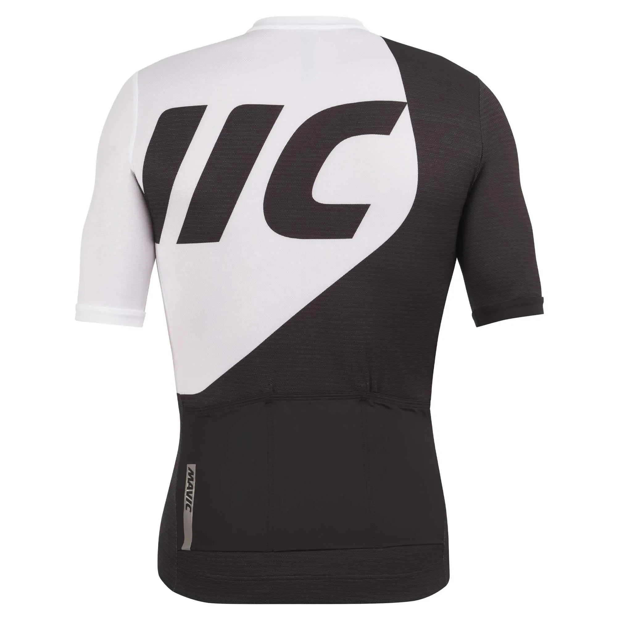 Mavic Aksium Graphic Short Sleeves Jersey White / Black - FREE UK Shipping, FREE 365 Day Returns | Moto Central