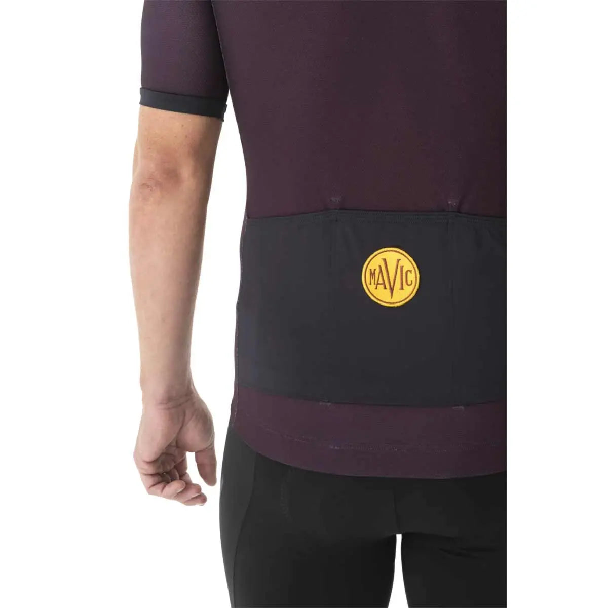Mavic Heritage Short Sleeves Jersey Aubergine - FREE UK Shipping, FREE 365 Day Returns | Moto Central