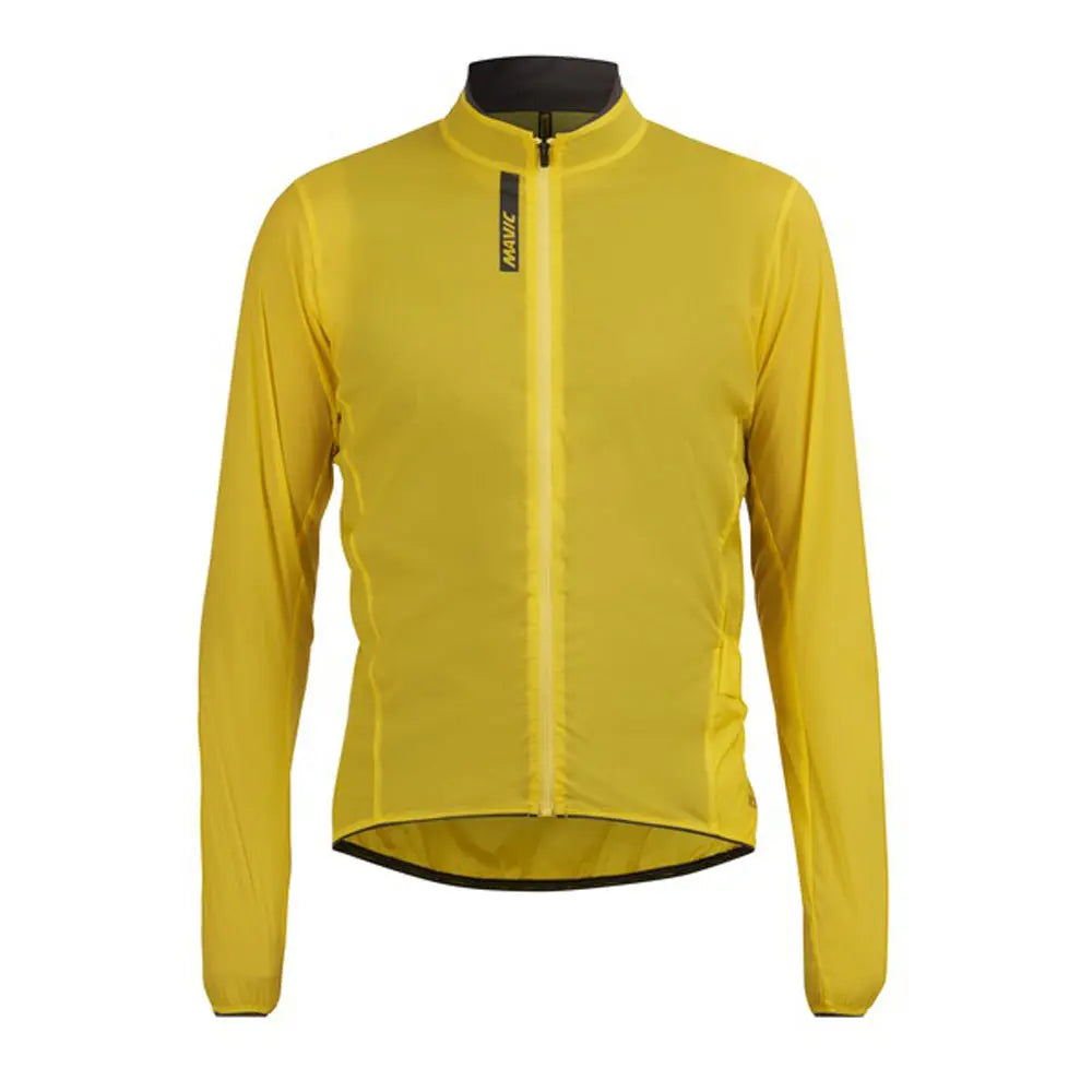Mavic Cosmic Windproof Jacket Yellow - FREE UK Shipping, FREE 365 Day Returns | Moto Central
