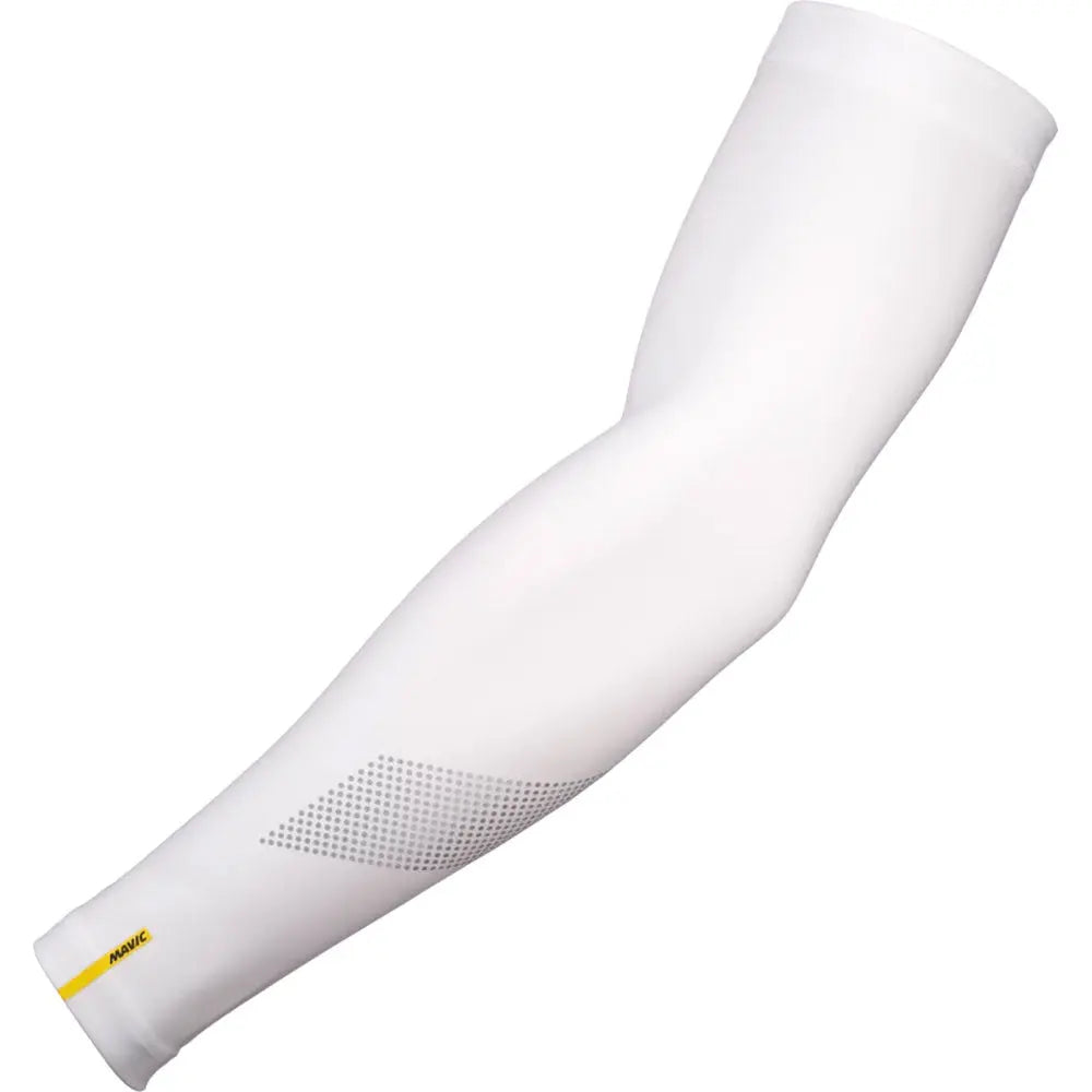 Mavic Cosmic Arm Warmers White - FREE UK Shipping, FREE 365 Day Returns | Moto Central