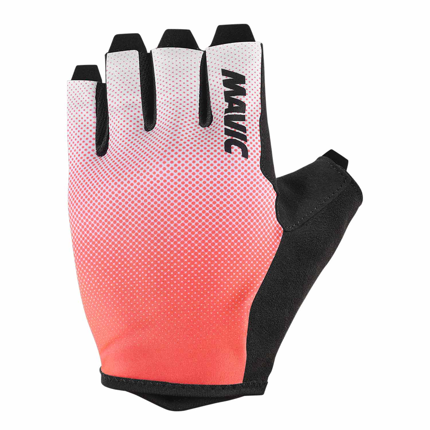 Mavic Aksium Gradient Gloves Coral White - FREE UK Shipping, FREE 365 Day Returns | Moto Central