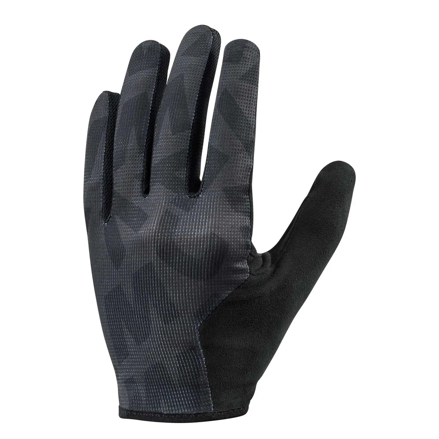 Mavic Aksium Graphic Long Gloves Black - FREE UK Shipping, FREE 365 Day Returns | Moto Central
