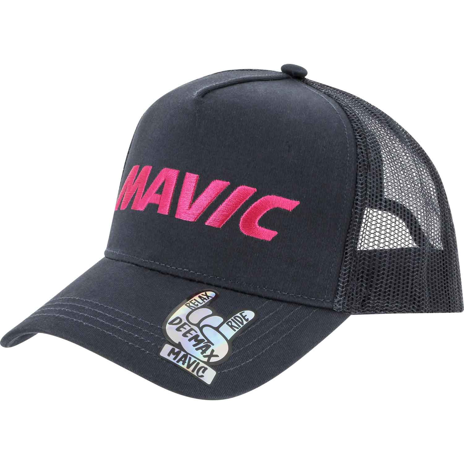 Mavic Trucker Caps Deep Blue / Pink - FREE UK Shipping, FREE 365 Day Returns | Moto Central