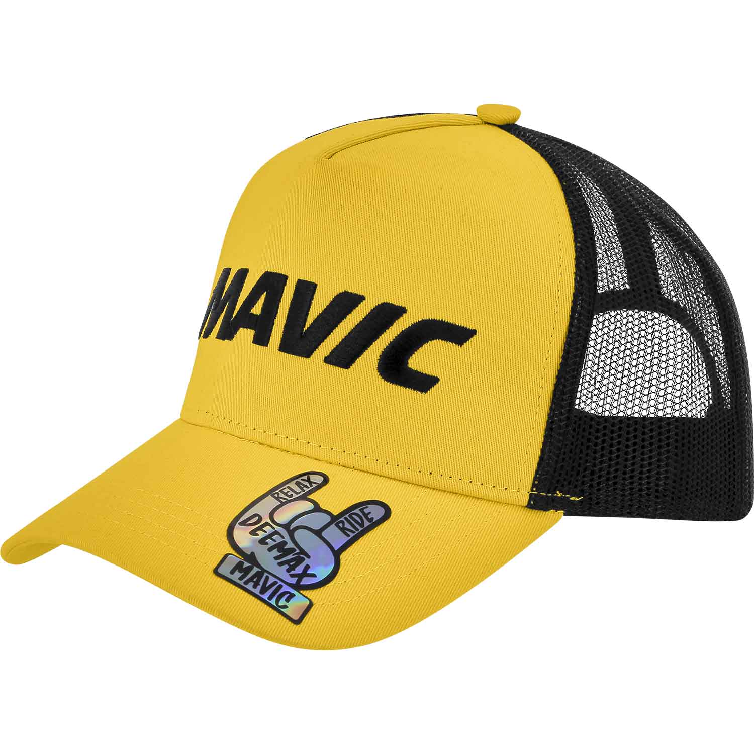 Mavic Trucker Caps Yellow - FREE UK Shipping, FREE 365 Day Returns | Moto Central
