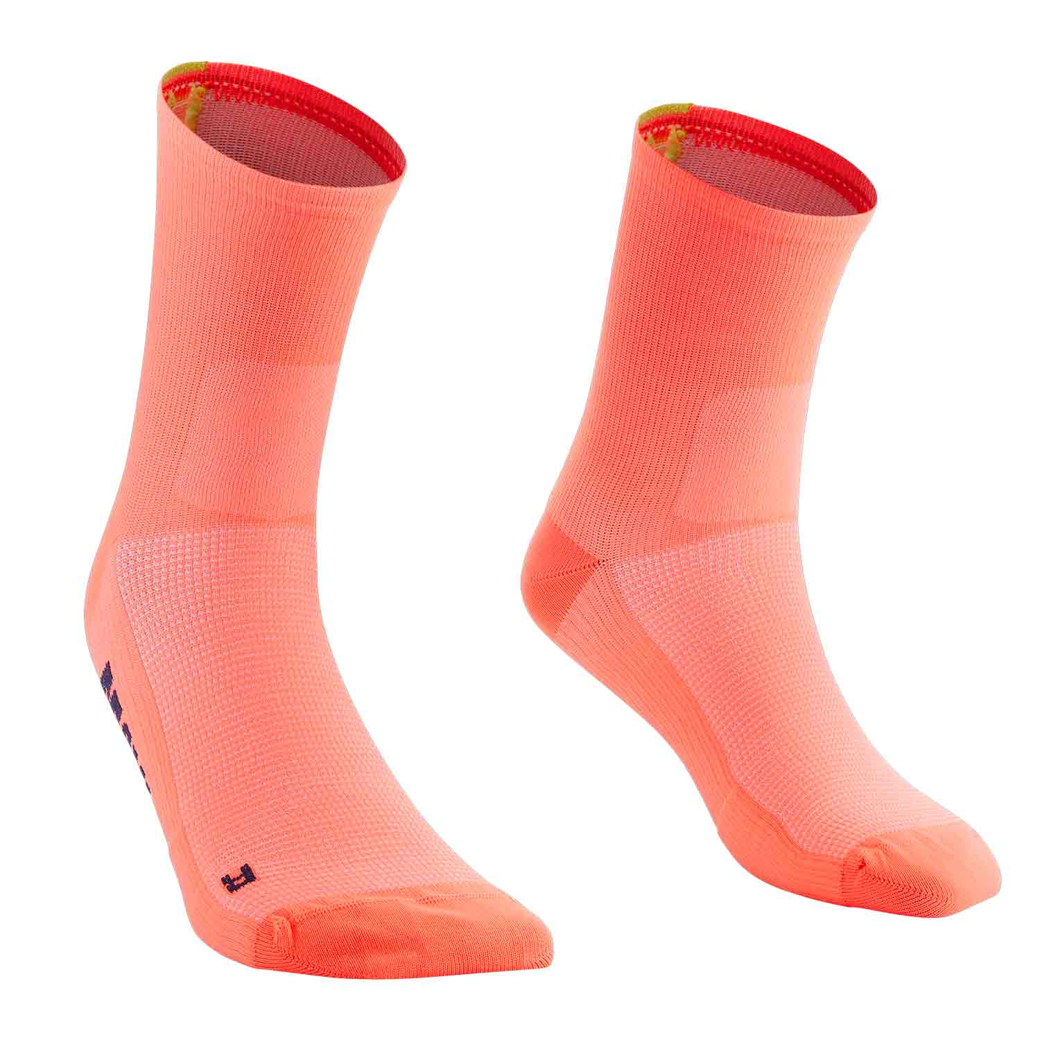 Mavic Essential Mid Socks Coral - FREE UK Shipping, FREE 365 Day Returns | Moto Central