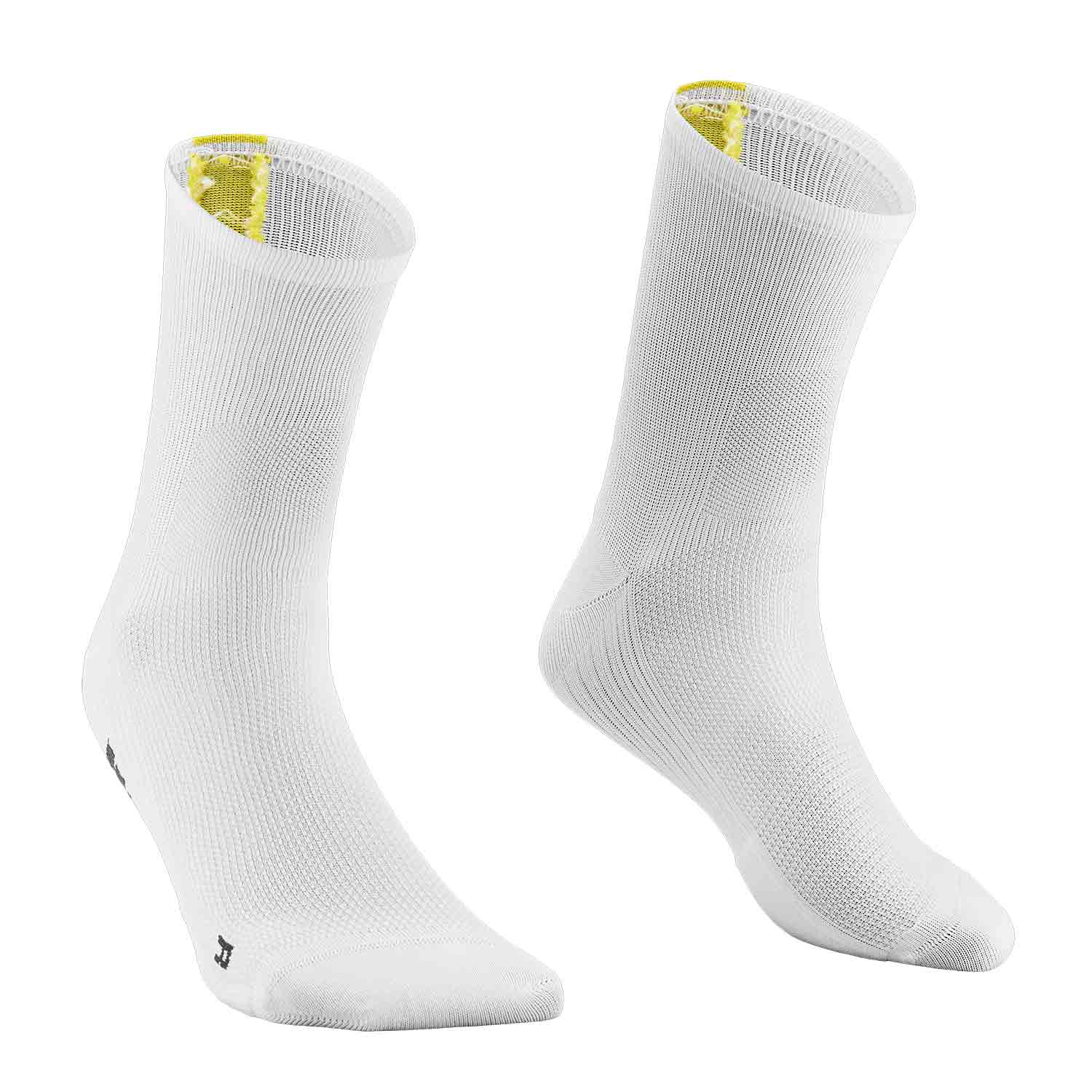 Mavic Essential Mid Socks White - FREE UK Shipping, FREE 365 Day Returns | Moto Central
