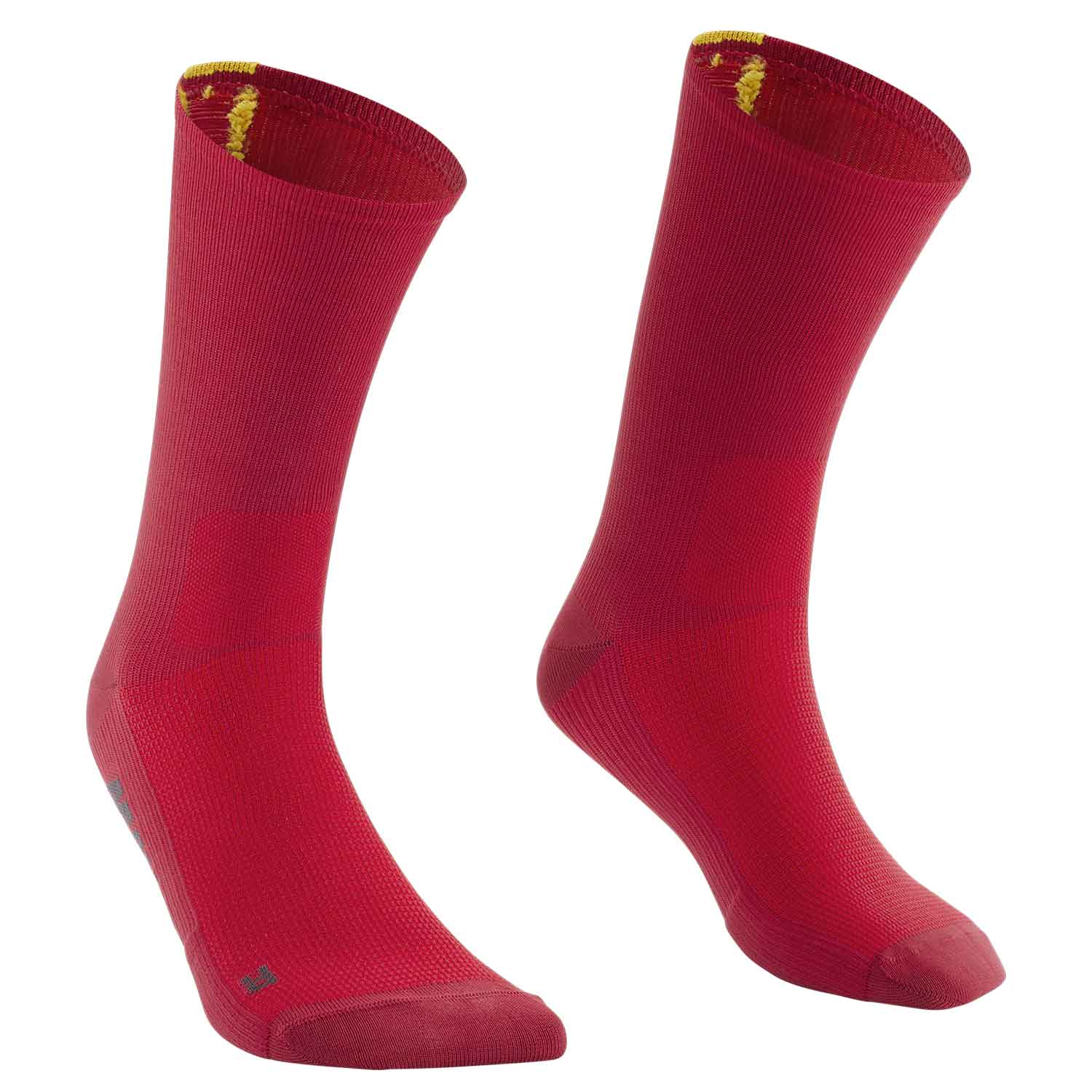 Mavic Essential High Socks Burgundy - FREE UK Shipping, FREE 365 Day Returns | Moto Central