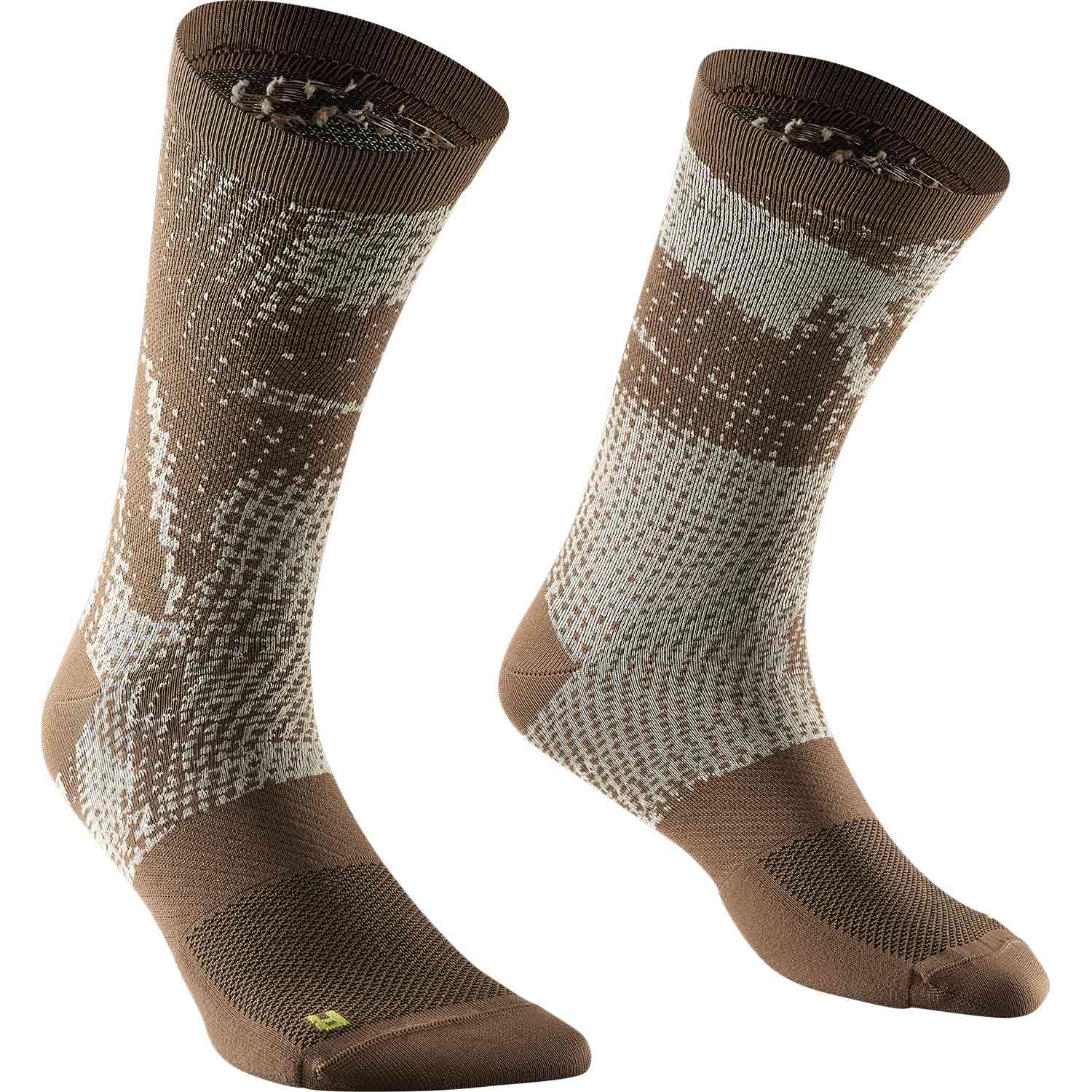 Mavic Essential Graphic High Socks Brown - FREE UK Shipping, FREE 365 Day Returns | Moto Central