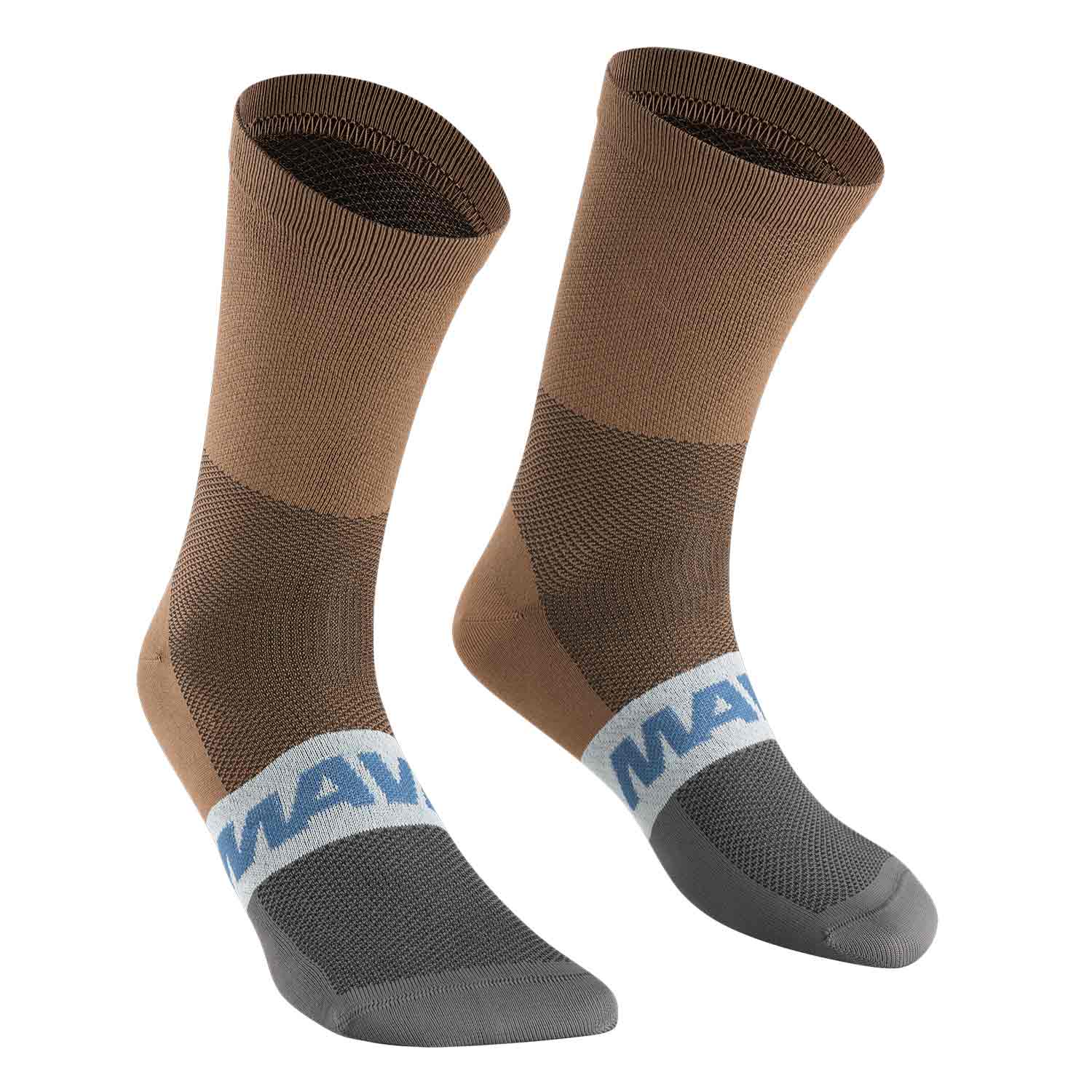 Mavic Aksium High Socks Bronze / Celeste - FREE UK Shipping, FREE 365 Day Returns | Moto Central