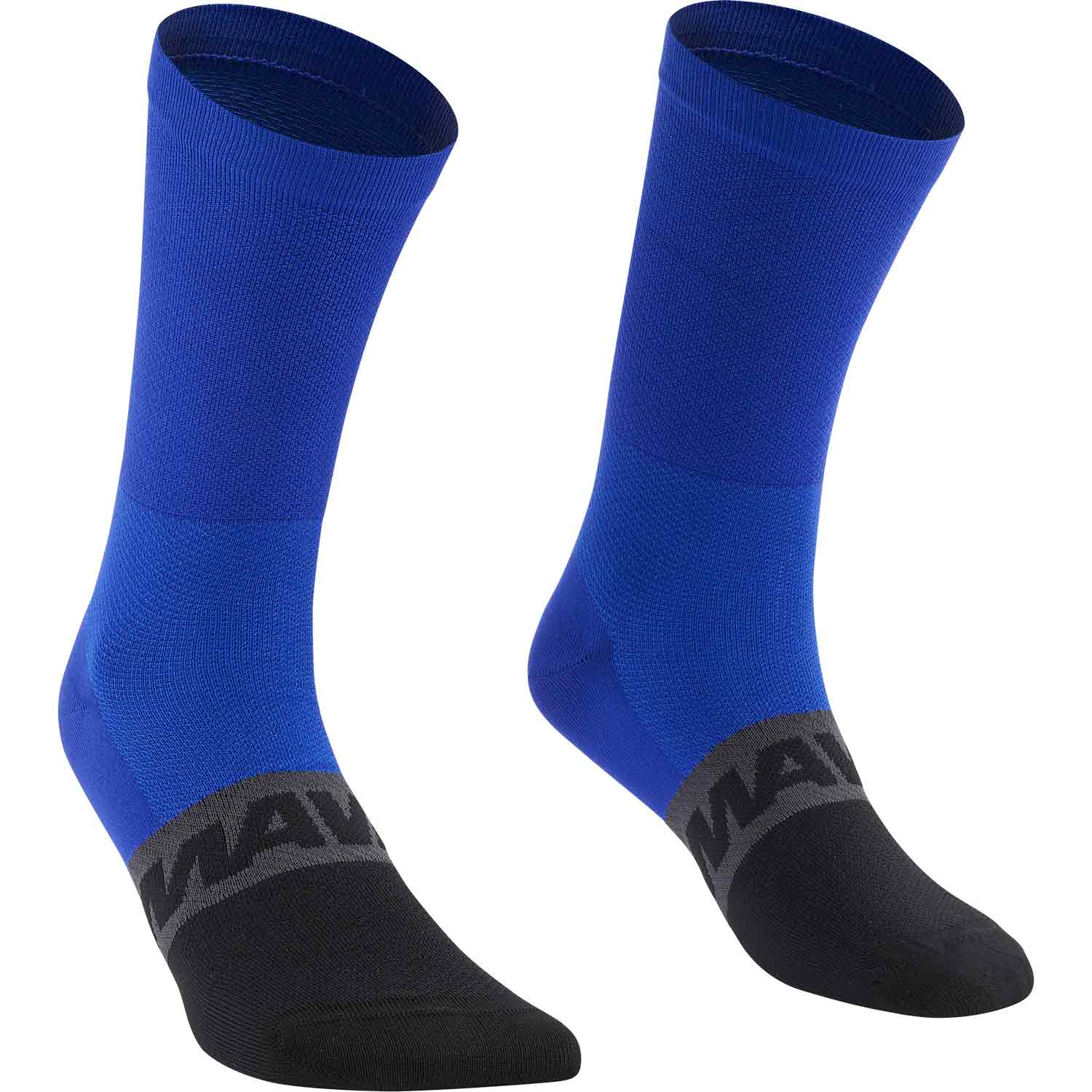 Mavic Aksium High Socks Royal Blue / Carbon - FREE UK Shipping, FREE 365 Day Returns | Moto Central