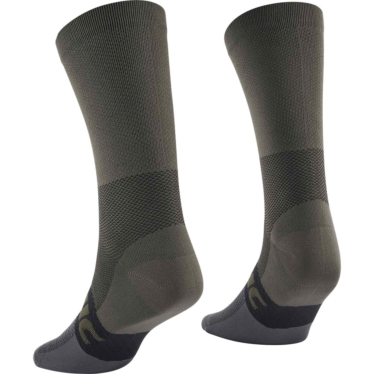 Mavic Aksium High Socks Army Green / Carbon - FREE UK Shipping, FREE 365 Day Returns | Moto Central