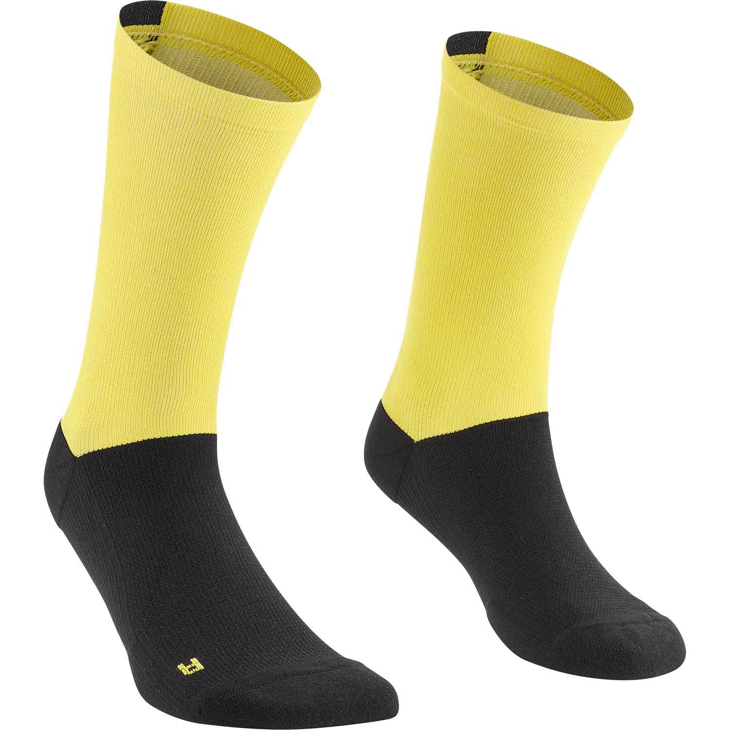 Mavic Logo Socks Yellow / Black - FREE UK Shipping, FREE 365 Day Returns | Moto Central