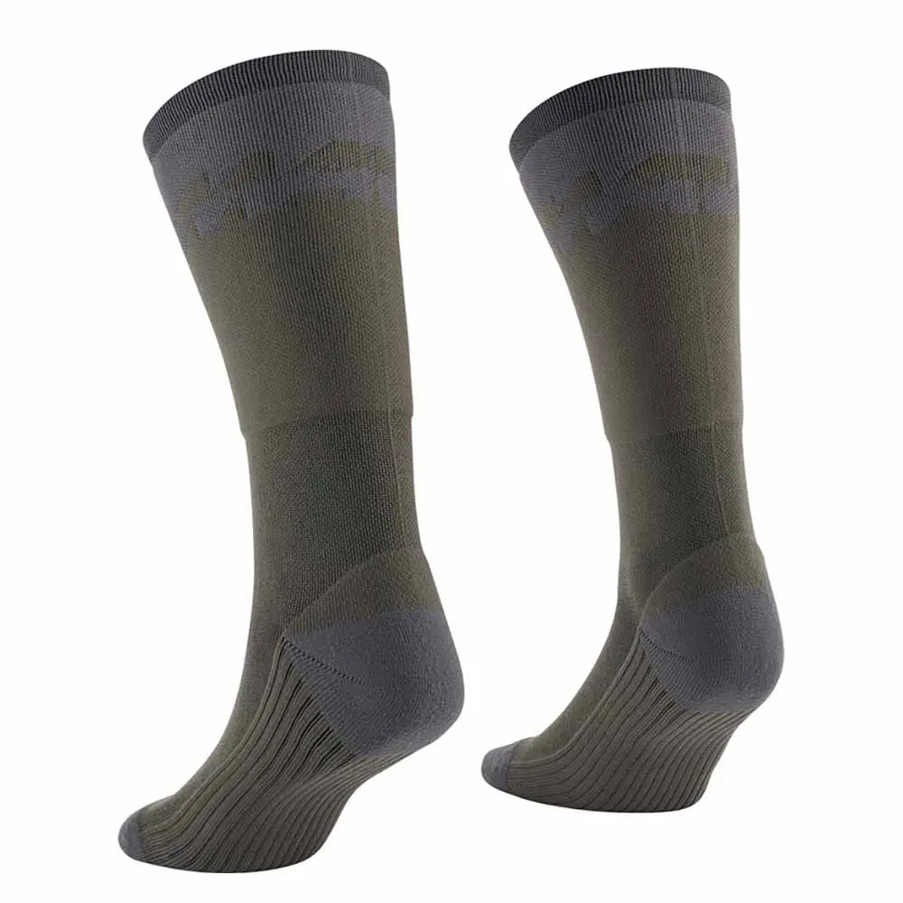 Mavic Deemax Socks Army Green / Black - FREE UK Shipping, FREE 365 Day Returns | Moto Central
