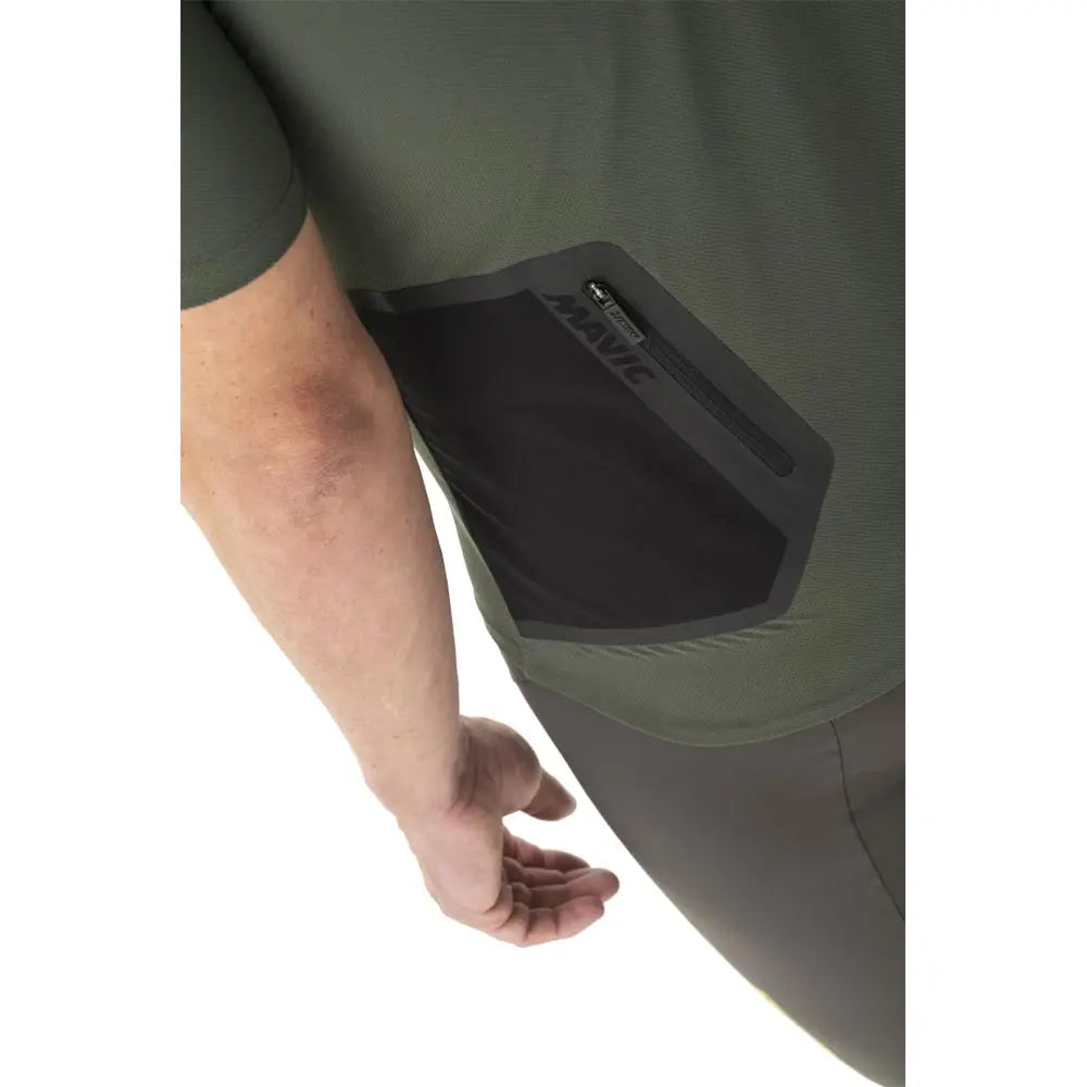 Mavic Allroad Polo Army Green - FREE UK Shipping, FREE 365 Day Returns | Moto Central