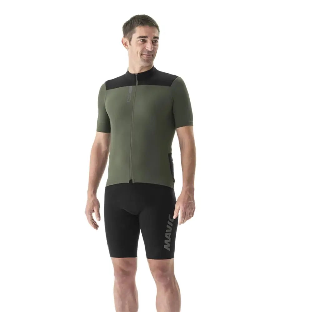 Mavic Allroad Cargo Short Sleeves Jersey Army Green - FREE UK Shipping, FREE 365 Day Returns | Moto Central