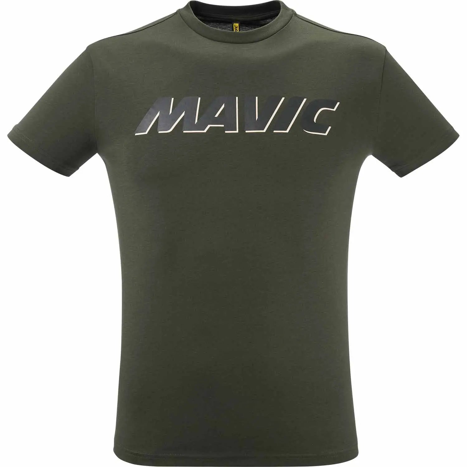 Mavic Corporate Logo T-Shirt Army Green - FREE UK Shipping, FREE 365 Day Returns | Moto Central