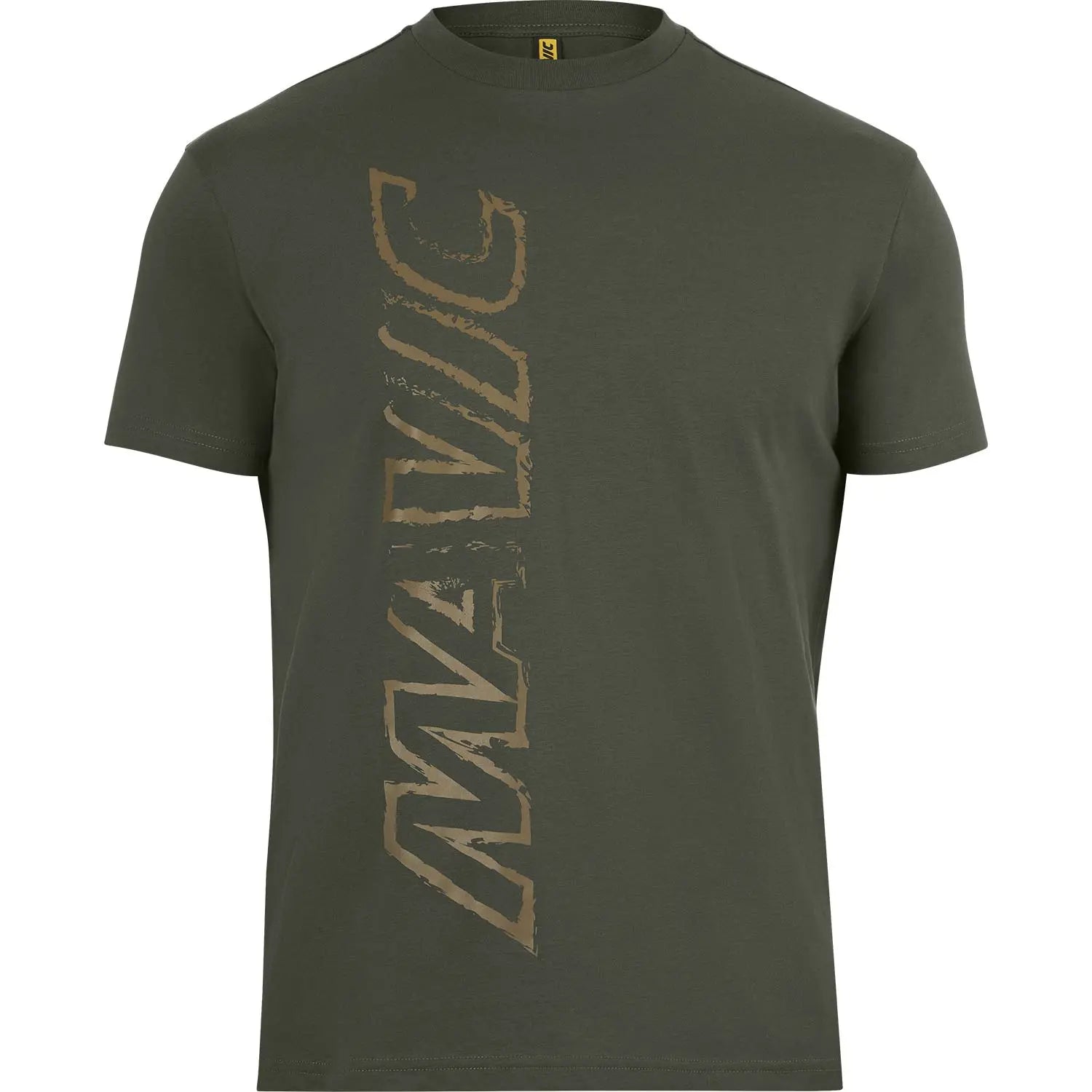 Mavic Corporate Vertical Logo T-Shirt Army Green - FREE UK Shipping, FREE 365 Day Returns | Moto Central