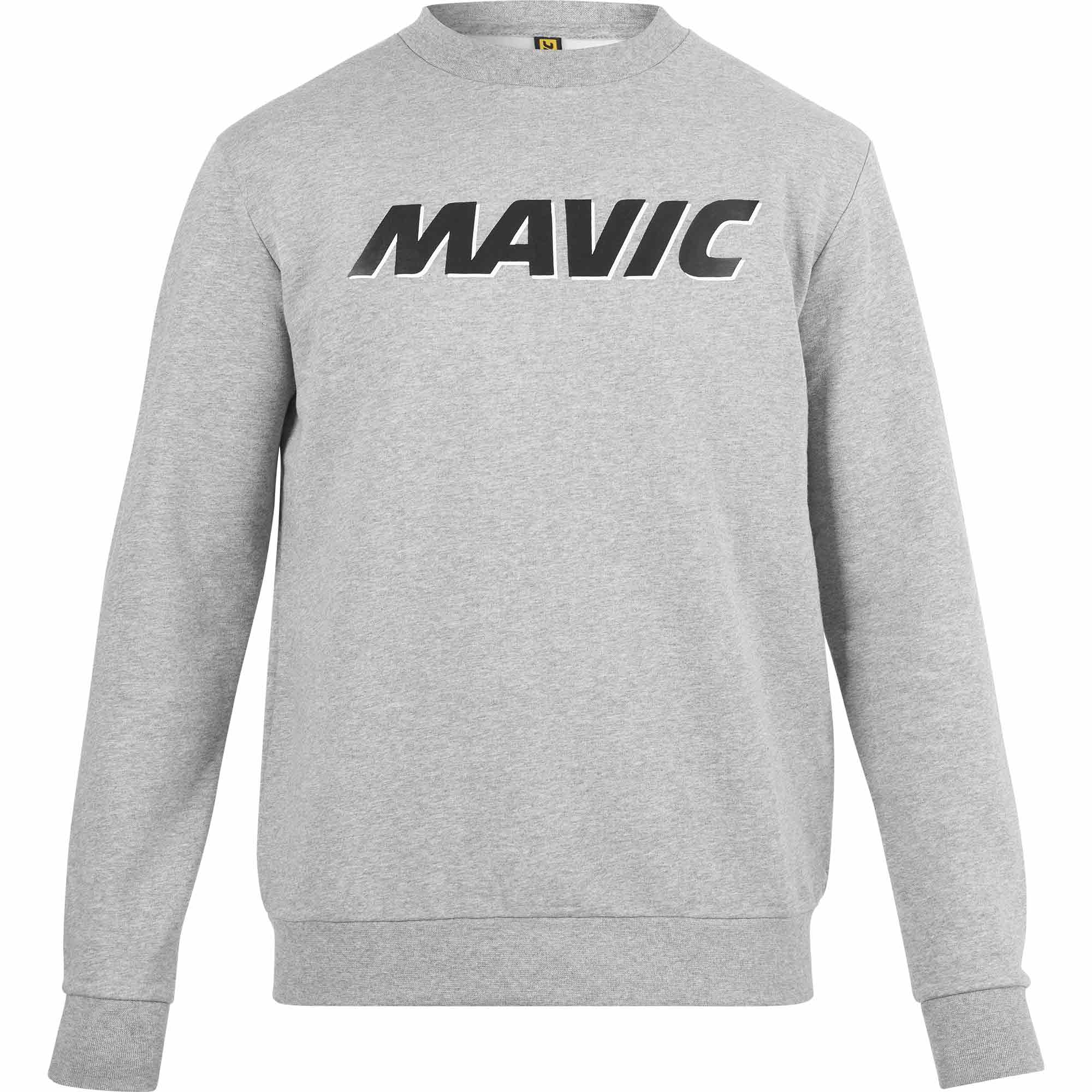Mavic Corporate Logo Jumper Light Grey / Black - FREE UK Shipping, FREE 365 Day Returns | Moto Central