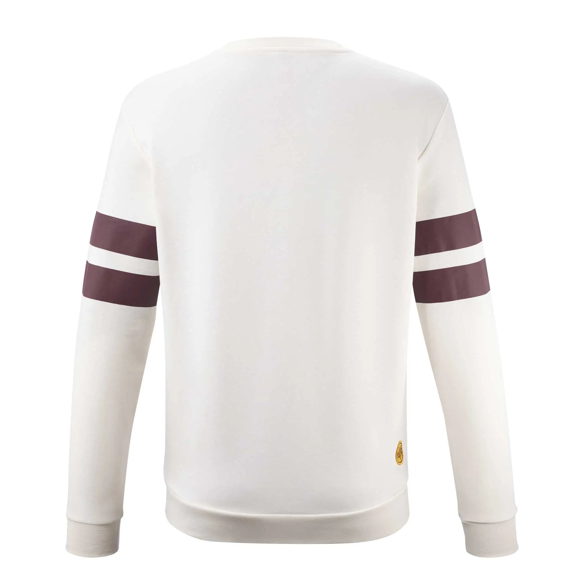 Mavic Heritage Logo Jumper Off White / Aubergine - FREE UK Shipping, FREE 365 Day Returns | Moto Central