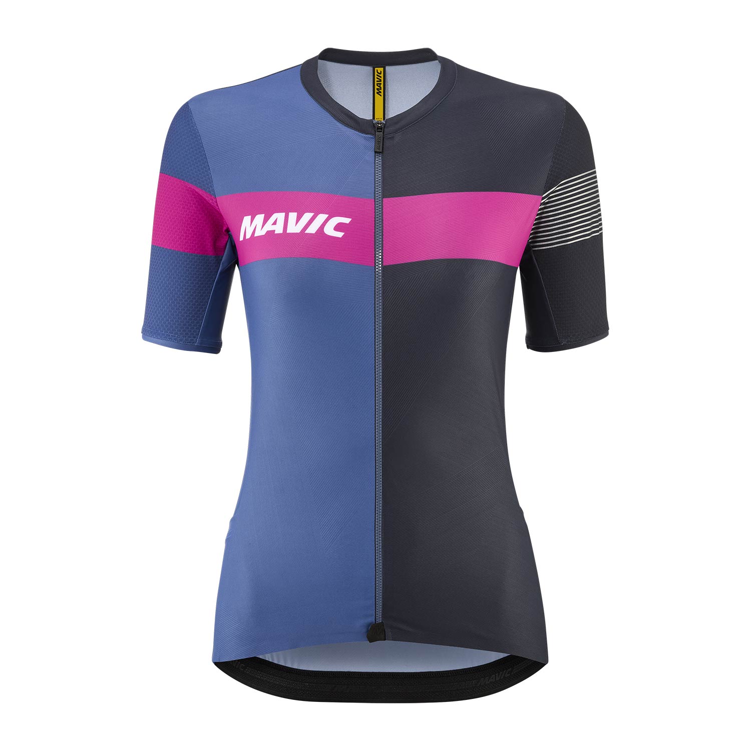 Mavic Ksyrium Pro Short Sleeves Ladies Jersey Blue / Black - FREE UK Shipping, FREE 365 Day Returns | Moto Central