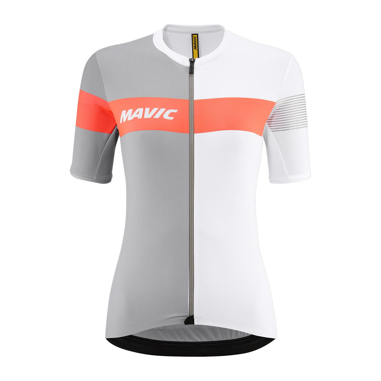 Mavic Ksyrium Pro Short Sleeves Ladies Jersey White / Grey - FREE UK Shipping, FREE 365 Day Returns | Moto Central