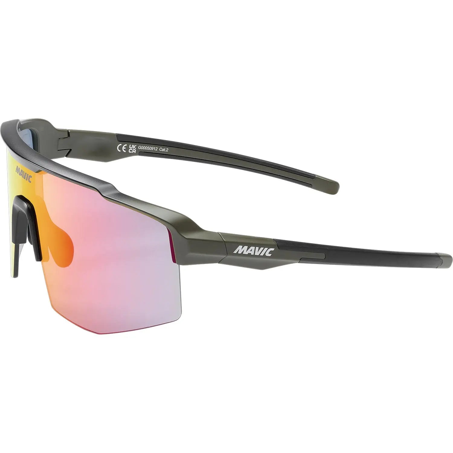 Mavic MVS Shield Cat 2 Sunglasses Red - FREE UK Shipping, FREE 365 Day Returns | Moto Central