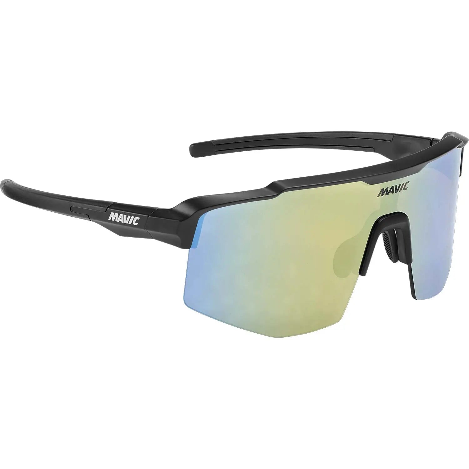 Mavic MVS Shield Cat 3 Sunglasses Gold / Blue - FREE UK Shipping, FREE 365 Day Returns | Moto Central