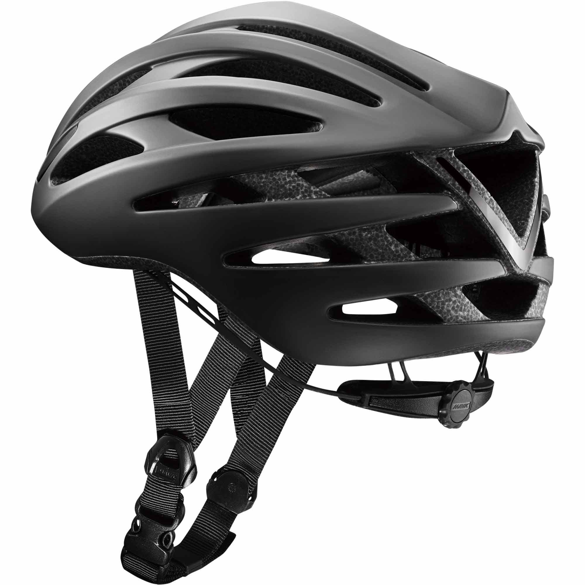 Mavic Aksium Elite Helmet Black Metal / Black - FREE UK Shipping, FREE 365 Day Returns | Moto Central