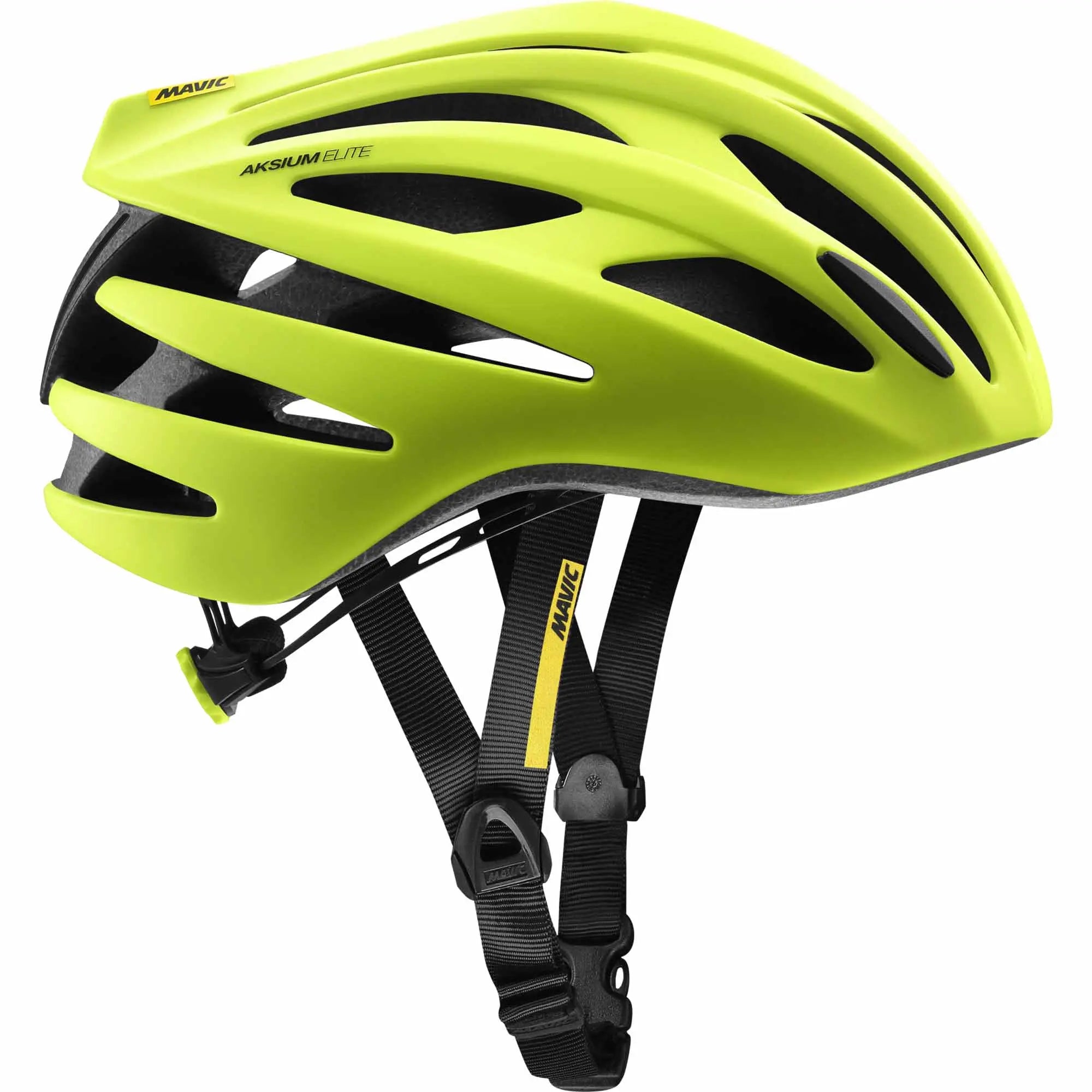 Mavic Aksium Elite Helmet Safety Yellow / Black - FREE UK Shipping, FREE 365 Day Returns | Moto Central