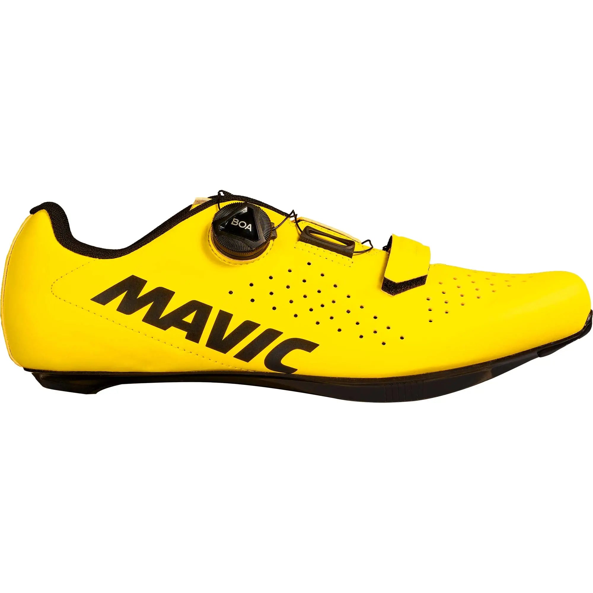 Mavic Cosmic Boa Shoes Yellow - FREE UK Shipping, FREE 365 Day Returns | Moto Central