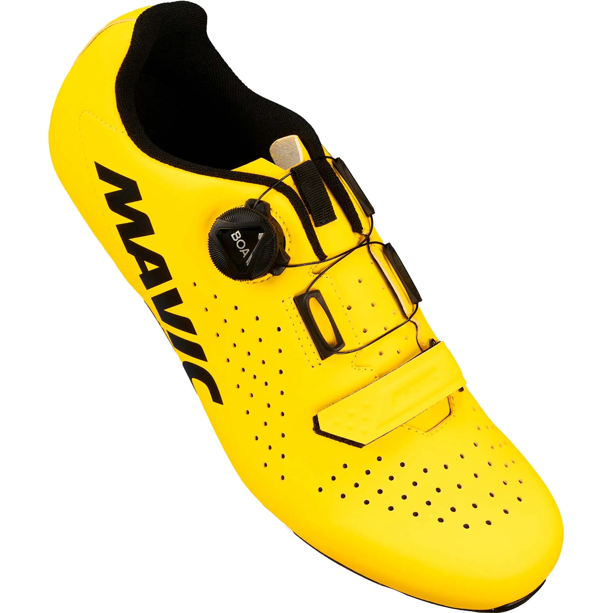 Mavic Cosmic Boa Shoes Yellow - FREE UK Shipping, FREE 365 Day Returns | Moto Central