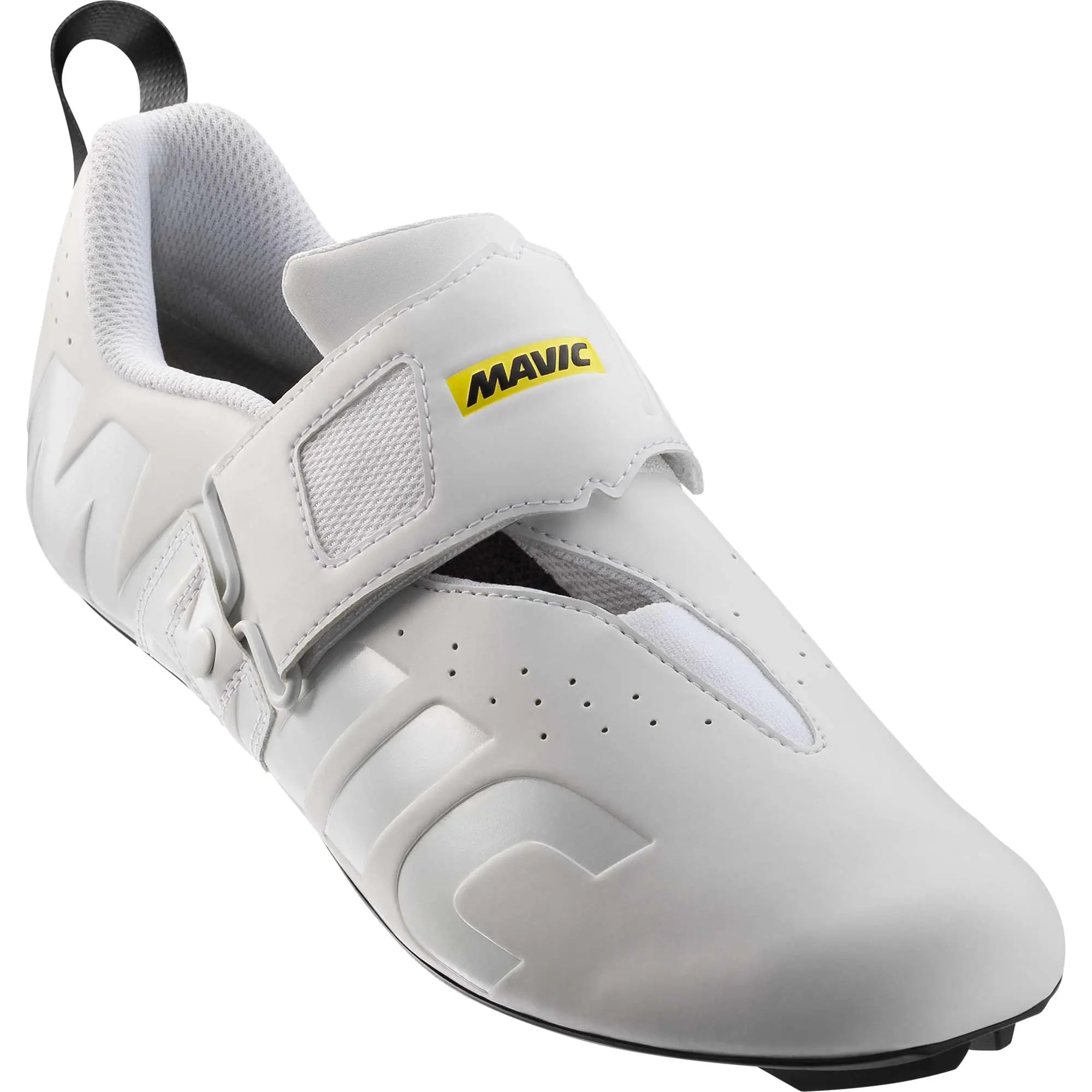 Mavic Cosmic Elite Tri Shoes White / White - FREE UK Shipping, FREE 365 Day Returns | Moto Central