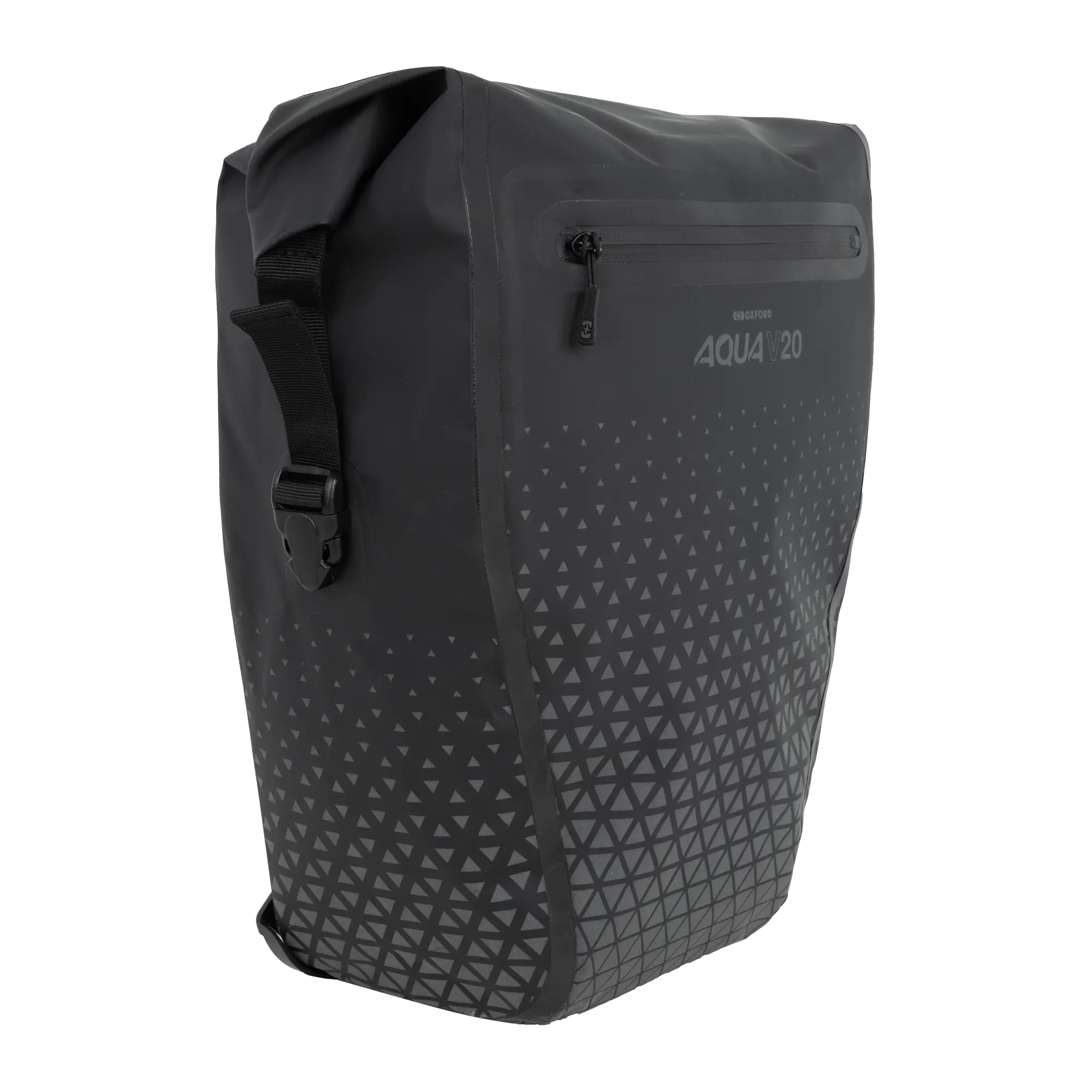 Oxford Aqua V 20 Extreme Visibility Single QR Pannier Bag Black FREE UK Delivery, FREE 365 Day Returns | Moto Central