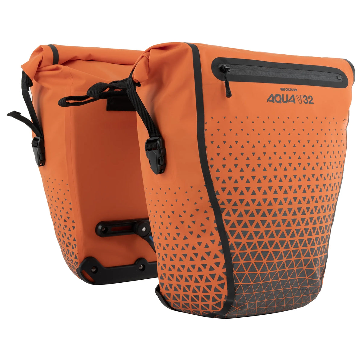 Oxford Aqua V 32 Double Pannier Bag Orange FREE UK Delivery, FREE 365 Day Returns | Moto Central