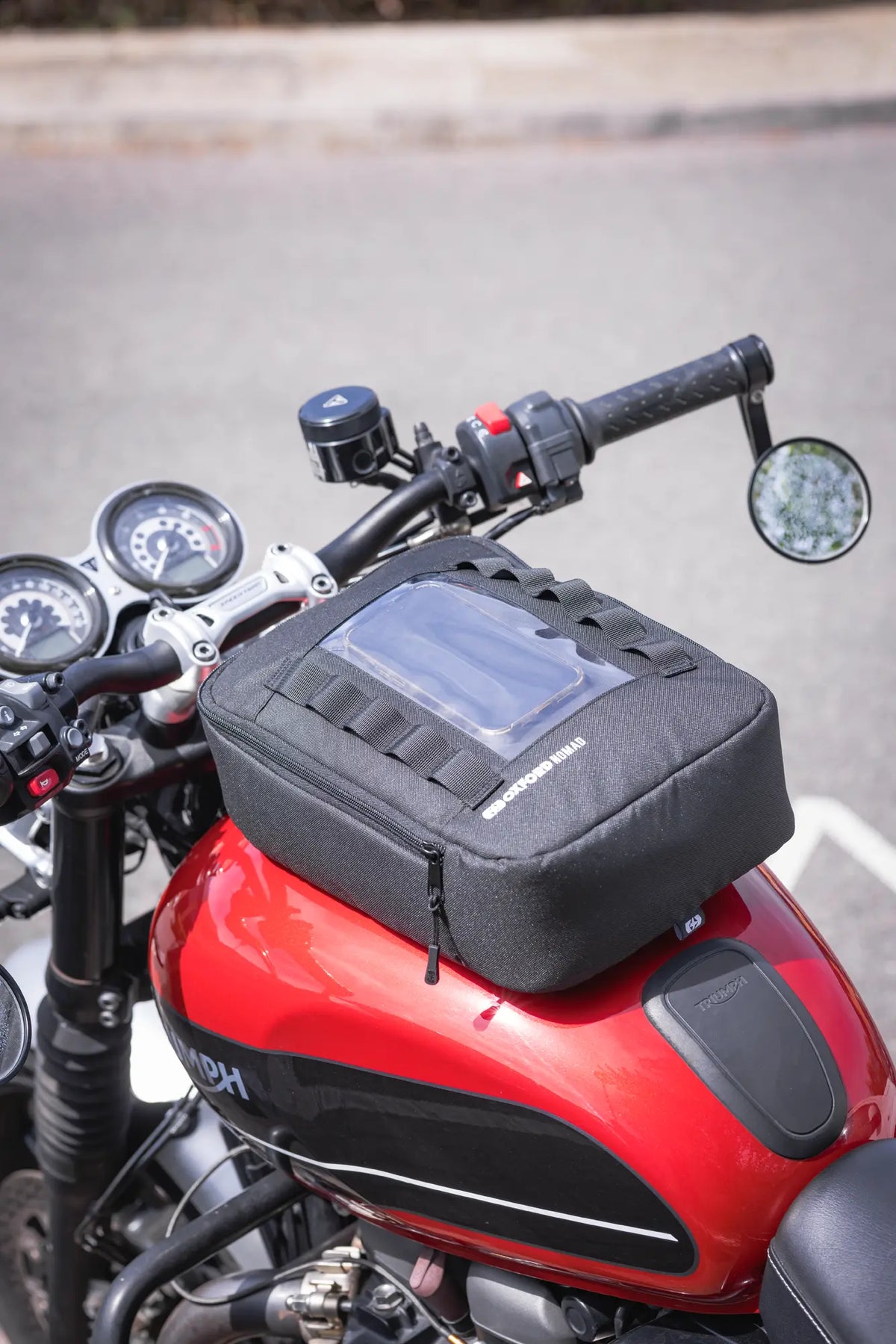 Oxford Nomad M4 Tank Bag Black FREE UK Delivery, FREE 365 Day Returns | Moto Central